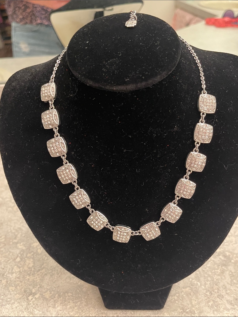 Vintage MONET Rhinestone Necklace